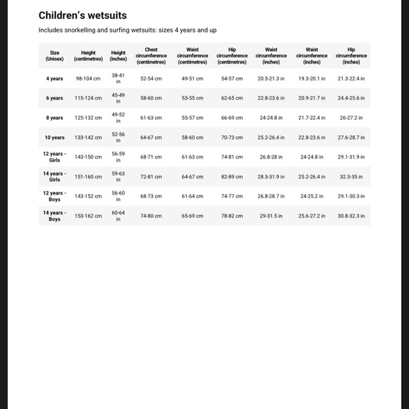 Kids' Surfing Wetsuit 4/3 Neoprene - 100 CW Blue Green - Picture 15 of 16